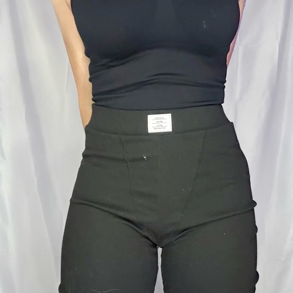 Classic Black Biker Shorts